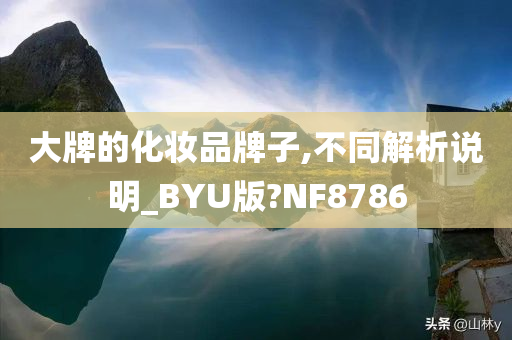 大牌的化妆品牌子,不同解析说明_BYU版?NF8786