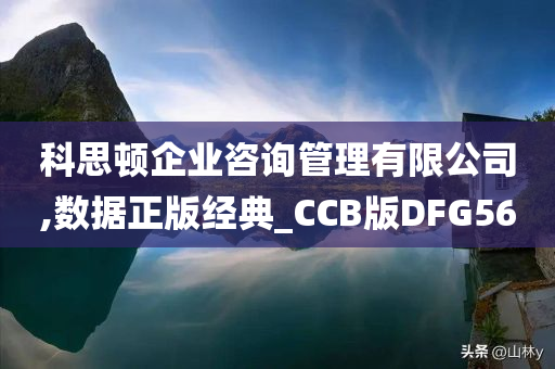 科思顿企业咨询管理有限公司,数据正版经典_CCB版DFG56