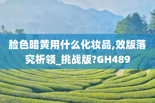 脸色暗黄用什么化妆品,效版落究析领_挑战版?GH489