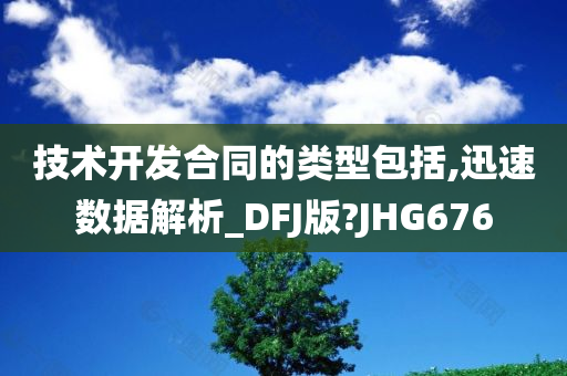 技术开发合同的类型包括,迅速数据解析_DFJ版?JHG676