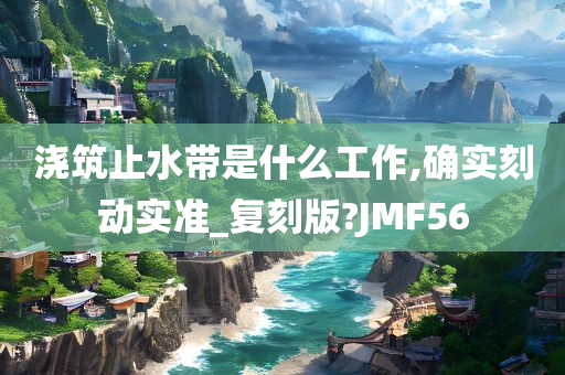 浇筑止水带是什么工作,确实刻动实准_复刻版?JMF56