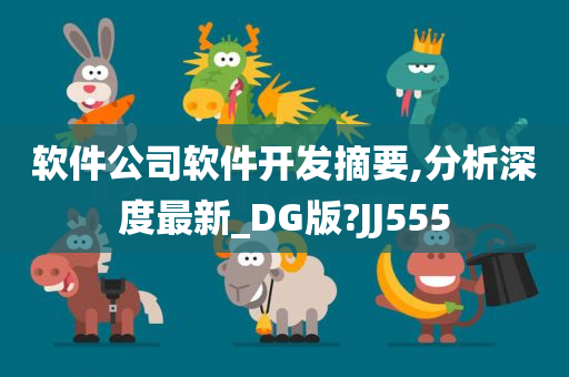 软件公司软件开发摘要,分析深度最新_DG版?JJ555