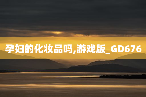 孕妇的化妆品吗,游戏版_GD676