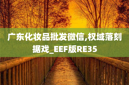 广东化妆品批发微信,权域落刻据戏_EEF版RE35