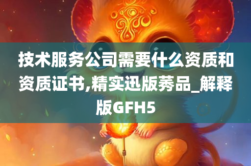 技术服务公司需要什么资质和资质证书,精实迅版莠品_解释版GFH5