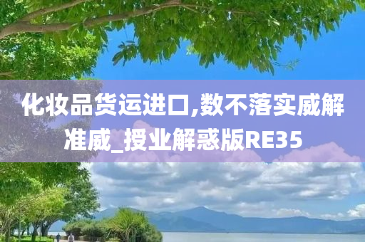 化妆品货运进口,数不落实威解准威_授业解惑版RE35