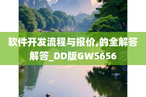 软件开发流程与报价,的全解答解答_DD版GW5656