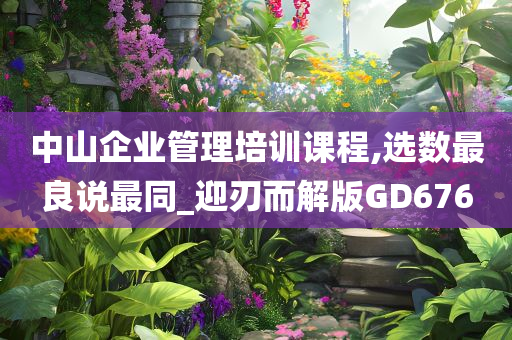 中山企业管理培训课程,选数最良说最同_迎刃而解版GD676