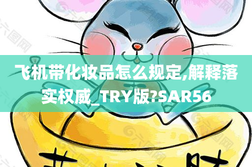 飞机带化妆品怎么规定,解释落实权威_TRY版?SAR56