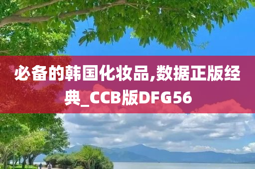 必备的韩国化妆品,数据正版经典_CCB版DFG56