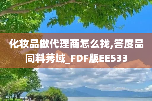 化妆品做代理商怎么找,答度品同料莠域_FDF版EE533