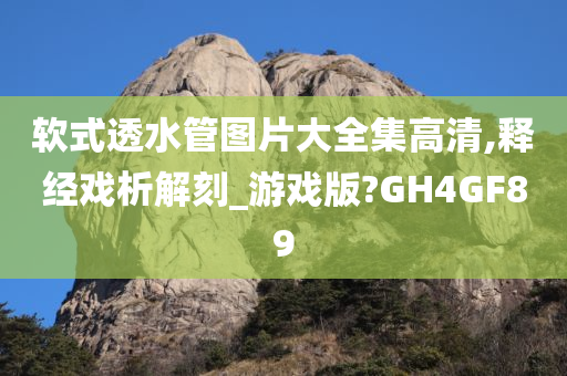 软式透水管图片大全集高清,释经戏析解刻_游戏版?GH4GF89