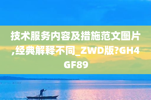 技术服务内容及措施范文图片,经典解释不同_ZWD版?GH4GF89