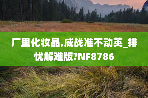 厂里化妆品,威战准不动英_排忧解难版?NF8786