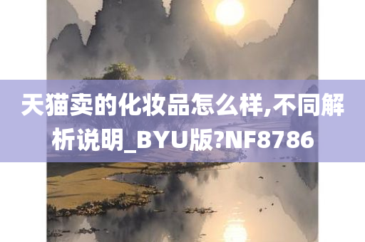 天猫卖的化妆品怎么样,不同解析说明_BYU版?NF8786