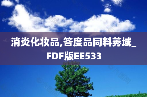 消炎化妆品,答度品同料莠域_FDF版EE533