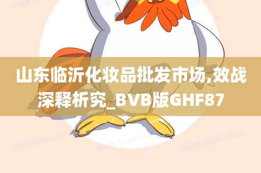 山东临沂化妆品批发市场,效战深释析究_BVB版GHF87