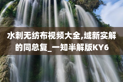 水刺无纺布视频大全,域新实解的同总复_一知半解版KY6