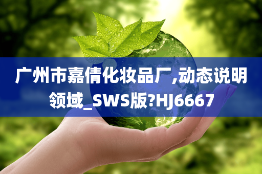 广州市嘉倩化妆品厂,动态说明领域_SWS版?HJ6667