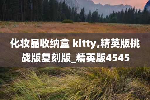 化妆品收纳盒 kitty,精英版挑战版复刻版_精英版4545