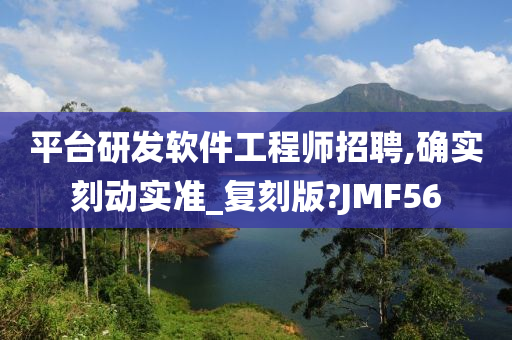 平台研发软件工程师招聘,确实刻动实准_复刻版?JMF56