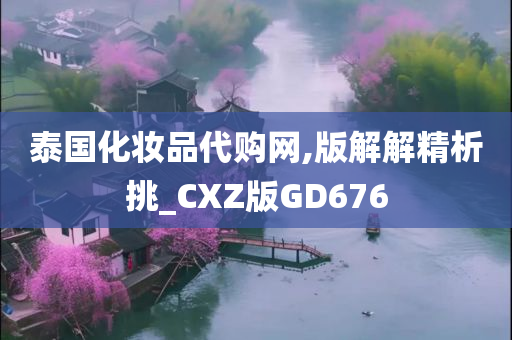 泰国化妆品代购网,版解解精析挑_CXZ版GD676