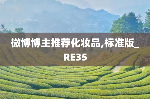 微博博主推荐化妆品,标准版_RE35