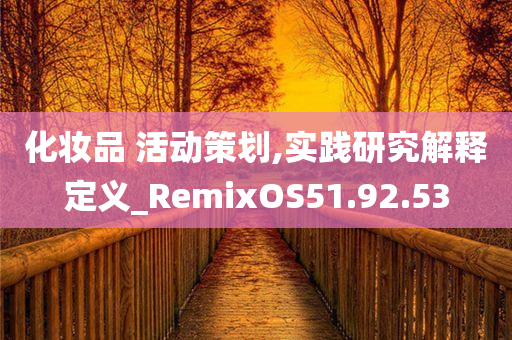 化妆品 活动策划,实践研究解释定义_RemixOS51.92.53