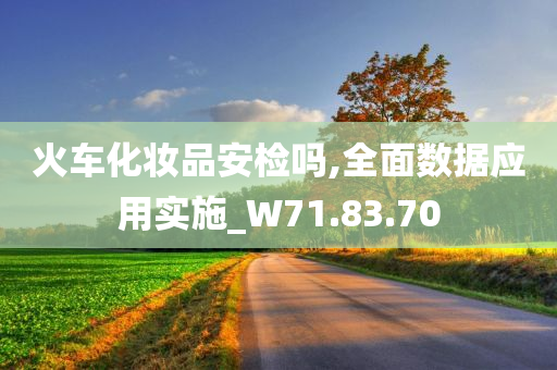 火车化妆品安检吗,全面数据应用实施_W71.83.70