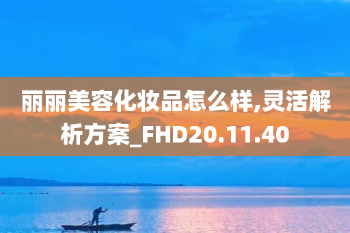 丽丽美容化妆品怎么样,灵活解析方案_FHD20.11.40