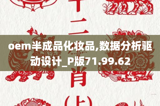 oem半成品化妆品,数据分析驱动设计_P版71.99.62