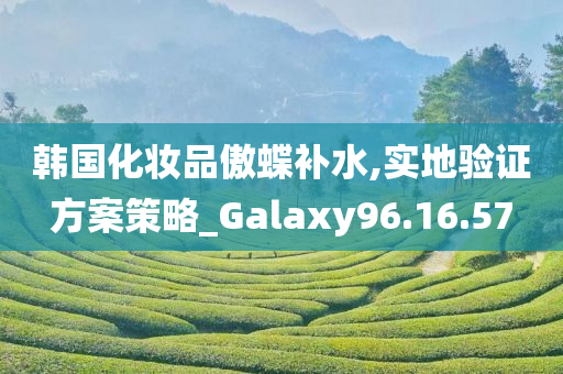 韩国化妆品傲蝶补水,实地验证方案策略_Galaxy96.16.57