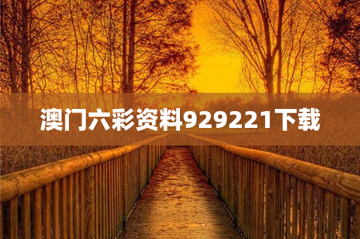 澳门六彩资料929221下载