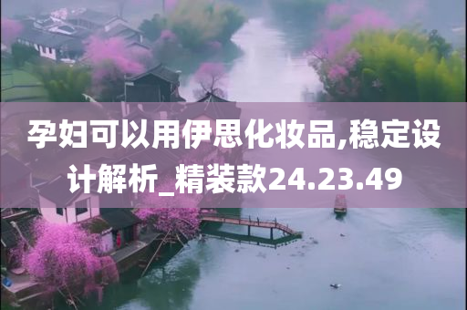 孕妇可以用伊思化妆品,稳定设计解析_精装款24.23.49