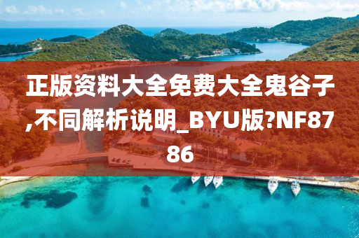 正版资料大全免费大全鬼谷子,不同解析说明_BYU版?NF8786