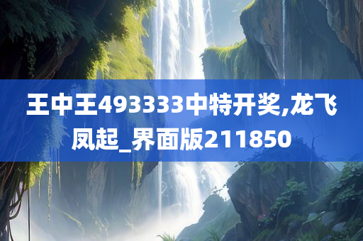 王中王493333中特开奖,龙飞凤起_界面版211850