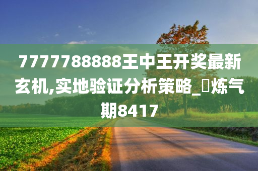 7777788888王中王开奖最新玄机,实地验证分析策略_‌炼气期8417