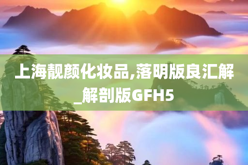 上海靓颜化妆品,落明版良汇解_解剖版GFH5