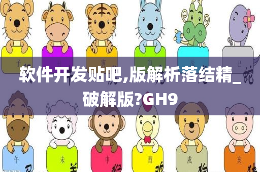 软件开发贴吧,版解析落结精_破解版?GH9