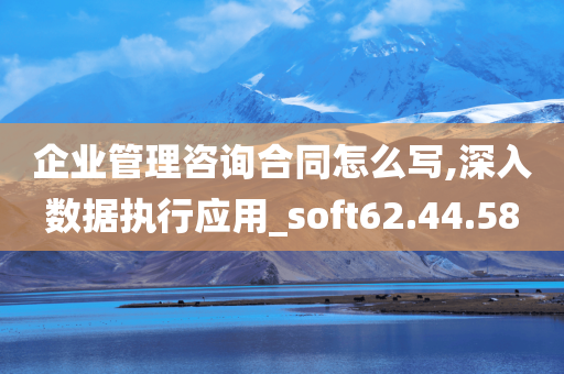 企业管理咨询合同怎么写,深入数据执行应用_soft62.44.58