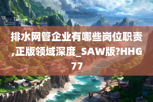 排水网管企业有哪些岗位职责,正版领域深度_SAW版?HHG77