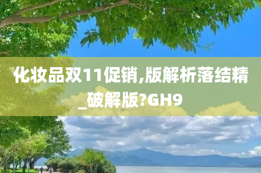 化妆品双11促销,版解析落结精_破解版?GH9