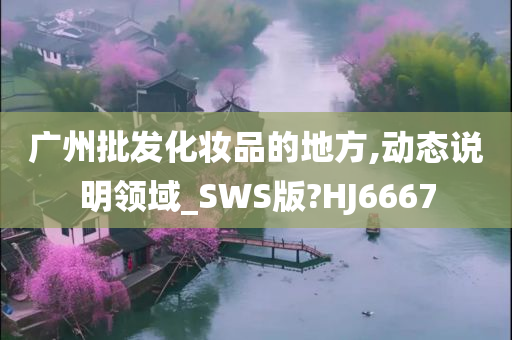 广州批发化妆品的地方,动态说明领域_SWS版?HJ6667