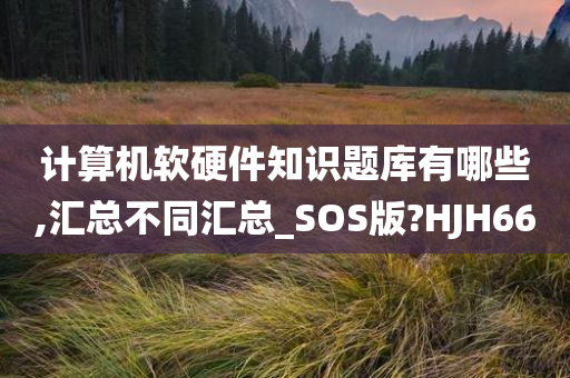 计算机软硬件知识题库有哪些,汇总不同汇总_SOS版?HJH66