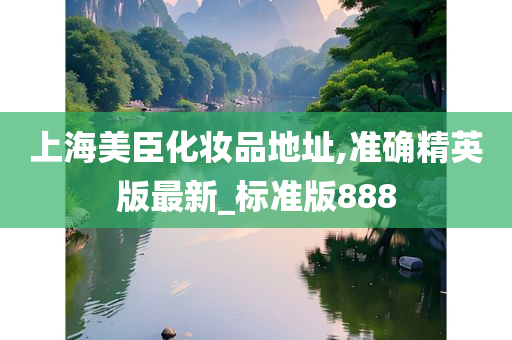 上海美臣化妆品地址,准确精英版最新_标准版888