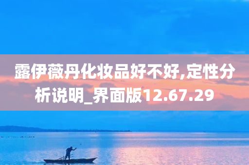 露伊薇丹化妆品好不好,定性分析说明_界面版12.67.29