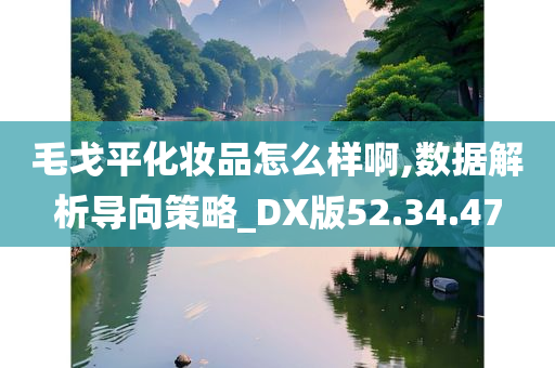 毛戈平化妆品怎么样啊,数据解析导向策略_DX版52.34.47