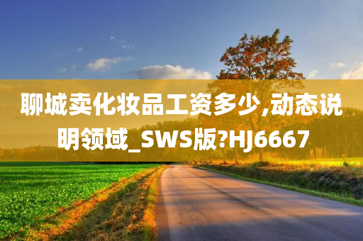 聊城卖化妆品工资多少,动态说明领域_SWS版?HJ6667