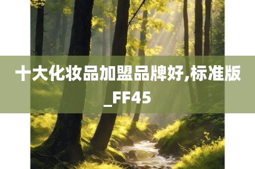 十大化妆品加盟品牌好,标准版_FF45