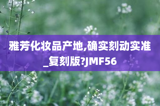 雅芳化妆品产地,确实刻动实准_复刻版?JMF56